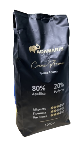 Кава в зернах Adamaris Crema Aroma 1 кг