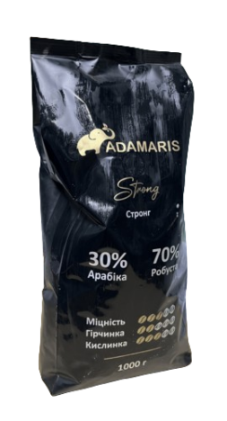Кава в зернах Adamaris Strong 1 кг
