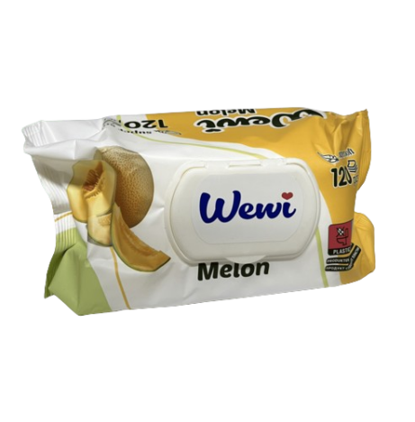 Вологі серветки Wewi “Диня”, 120шт.